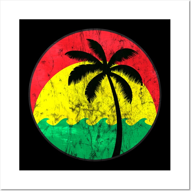 Vintage Reggae Logo Wall Art by Dojaja